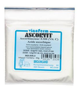 Ascorvit, acide ascorbique 100g