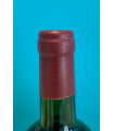 50 capsules de surbouchage en plastique thermorétractable couleur Bordeaux