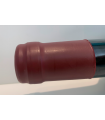 50 capsules de surbouchage en plastique thermorétractable couleur Bordeaux