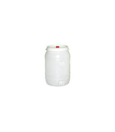 Fût en plastique rond 60L + robinet et barboteur