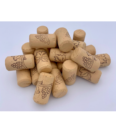 100 bouchons cylindriques 45x24 mm conservation 3 ans maximum