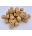 100 bouchons cylindriques 45x24 mm conservation 3 ans maximum