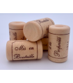 50 bouchons cylindriques 42x22mm synthétiques
