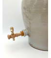 Vinaigrier en grès émaillé blanc 8 L
