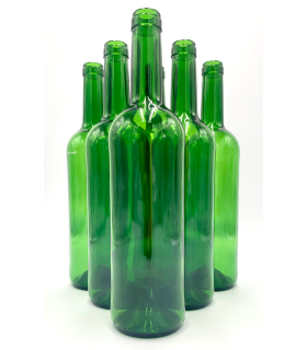 6 Bouteilles de vin Bordeaux Verte 37,5 cl