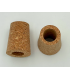 2 bouchons percés diam 20x25 mm pour robinet vinaigrier 3 pouces