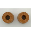 2 bouchons percés diam 30x35 mm pour robinet vinaigrier 3 pouces