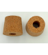 2 bouchons percés diam 30x35 mm pour robinet vinaigrier 3 pouces