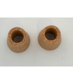 2 bouchons percés diam 15x20 mm pour robinet 2 pouces