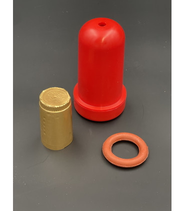Capsuleuse de surbouchage pour capsules aluminium