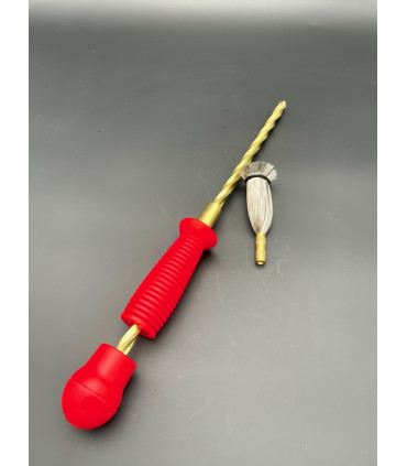 Lave bouteilles rotatif balai inox
