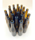 24 Bouteilles de bière brune 33 cl pour couronne 26 mm