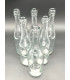 Bouteille de limonade blanche 75 cl percée pour bouchons mécaniques x 6