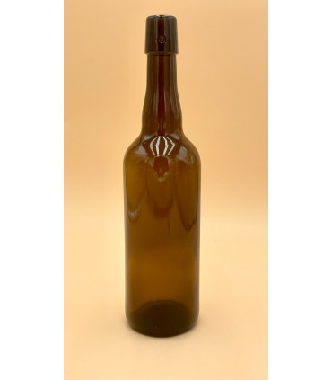 6 Bouteilles de bière percées 75 cl pour bouchons mécaniques