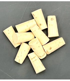 10 Topettes 8x6 mm, hauteur 16 mm