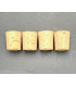 4 bondes 25x21 mm hauteur 27 mm