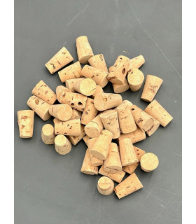 100 Topettes 10x7mm, hauteur 16 mm