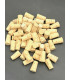 100 Topettes 10x8 mm, hauteur 18 mm