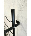 Casier simple 100 places acier peint noir