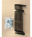 Casier simple 100 places acier peint noir
