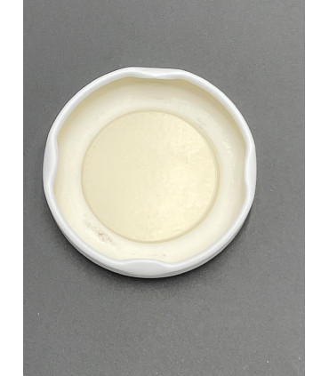 12 Couvercles twist-off 43 blanc pour bouteille 25 cl