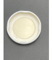 12 Couvercles twist-off 43 blanc pour bouteille 25 cl