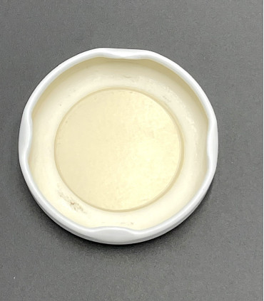 100 Couvercles twist-off 43 blanc pour bouteille 25 cl
