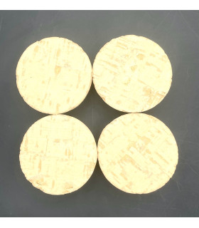 4 bondes 55x50 mm hauteur 30 mm liège