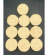 10 bondes 55x50 mm hauteur 30 mm