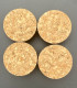 4 bondes 42x38 mm hauteur 30 mm