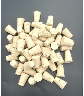 Topettes 15x12 mm, hauteur 25 mm (par 100)