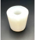 Bouchon conique en silicone avec trou D55/47 + trou 17mm