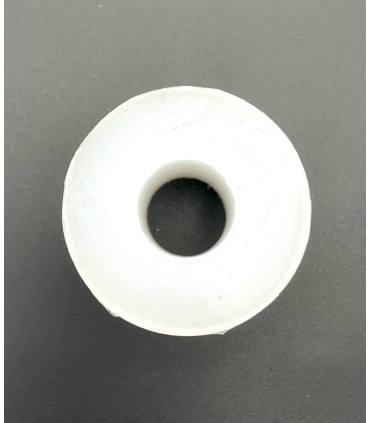 Bouchon conique en silicone avec trou D55/47 + trou 17mm
