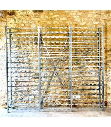 Casier 378 places acier galvanisé H180 x L210 x Prof 26,5 cm