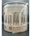 Cuve inox fond plat 30L + couvercle et robinet