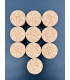 10 bondes 50x45 mm hauteur 30 mm