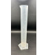 Eprouvette plastique graduée 1 litre avec bec verseur.