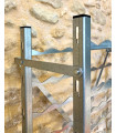 Casier 630 places acier galvanisé H180 x L350 x Prof 26,5 cm