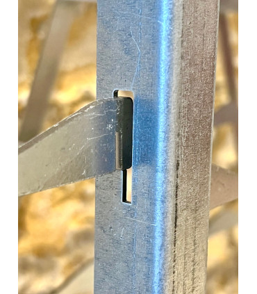 Casier 630 places acier galvanisé H180 x L350 x Prof 26,5 cm