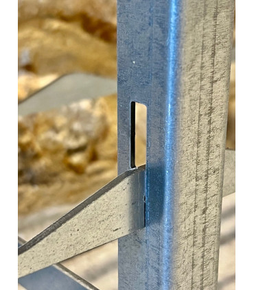 Casier 630 places acier galvanisé H180 x L350 x Prof 26,5 cm