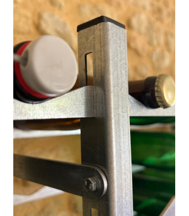 Casier 630 places acier galvanisé H180 x L350 x Prof 26,5 cm