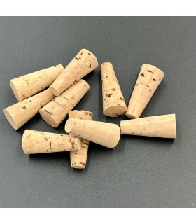 Topettes 10x5 mm, hauteur 23 mm (par 10)