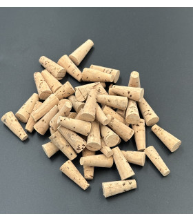 Topettes 10x5 mm, hauteur 23 mm (par 100)