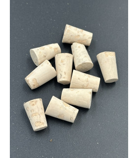 Topettes 15x10 mm, hauteur 7 mm (par 10)