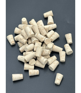Topettes 15x10 mm, hauteur 7 mm (par 100)