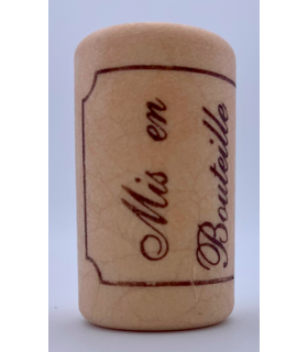 12 bouchons cylindriques 42x22mm synthétiques