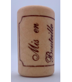 12 bouchons cylindriques 42x22mm synthétiques
