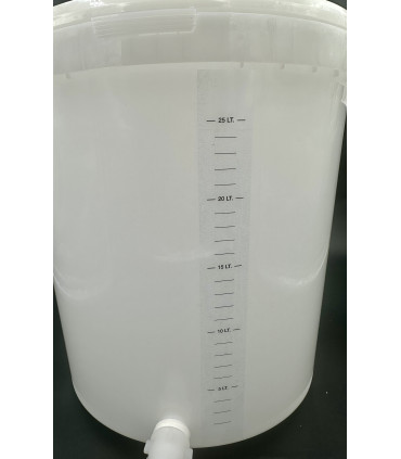 Seau fermentation/brassage 30L gradué