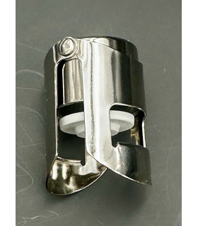 Bouchon de rebouchage pour champagne (chrome)