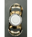 Bouchon de rebouchage pour champagne (chrome)